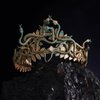 CoTeeZa Greek Medusa Snake Crown - Cosplay Headband Medusa Costume Headband Halloween Greek Goddess Headdress with Laurel Leaves Masquerade Party Golden Green