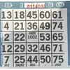 The Ticket Gurus Blue Pushout Bingo Cards-1 Card per sheet-500ct