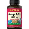 LINDBERG Omega 3-6-9, Essential Fatty acids from Fish Oil, Flax Seed Oil and Borage Oil, 90 Softgels