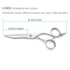 Barber Scissors Hair Scissors Hair Shears Professional Haircut Scissors 6 Inch 440c Barber Shears Sharp Hair Cutting Scissors KINSARO