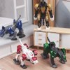 HAYUL 4 Pcs Transforming Robot Toys, Assembled Action Figure, 4 in 1 Robot Model Toys, Birthday Gifts for Boys Age 4+