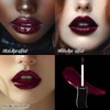 oygcee Gothic Lip Gloss - Non-Sticky, Long-Lasting, High Pigmented Gloss with Glossy Finish | Moisturizing, Smudge-Proof Lip Gloss for Halloween, Cosplay & Gothic Makeup