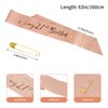 JasperKino 21th Birthday Sash and Tiara Set Rose Gold Birthday Sash Crown Birthday Party Favors Supplies for Girls Birthday Party