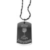 Wine Fixes Everything - Luggage Metal Chain Necklace Military Dog Tag