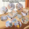 Cash Register Toys Pretend Play Calculator, Credit Card and Scanner Wooden Cash Register Toy Play Food for Boys & Girls Ages 3 4 5 6 7 Year Old as Preschool Gift for Kids