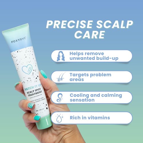 FoxyBae Scalp Treatment for Dry Itchy Scalp - Spot Hair Treatment for Relief - Soothing Scalp Moisturizer for Dry Scalp - Paraben & Sulfate-Free Scalp & Hair Care – for Women & Men - 3 Fl. Oz