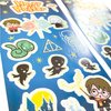 Playhouse Harry Potter Glow in The Dark Set of 3 Sticker Packs for Crafts, Trading & Collecting - Chibi Characters