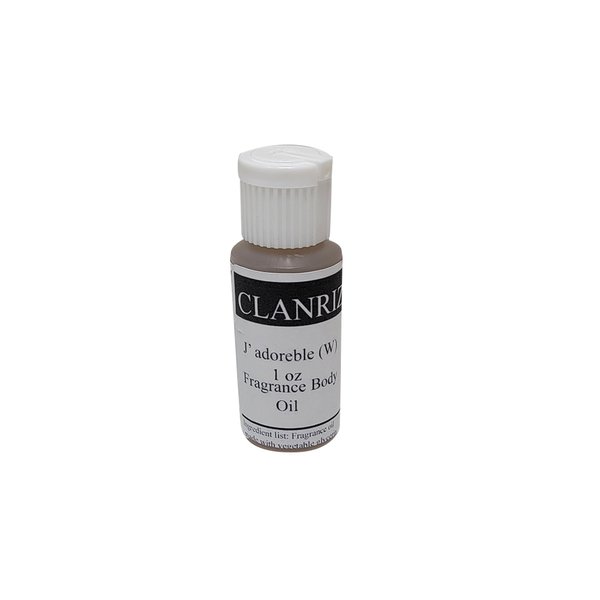 CLANRIZA J'Adoreble Body Oil For Women Scented Fragrance, 1 Fl Oz (Pack of 1)