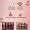 Profusion Cosmetics 35 Shade Starlet Eyeshadow Palette, Multi Finish Golden Neutrals, and Glamorous Glitter Hues for Achieve Stunning Vibrant Eye Looks