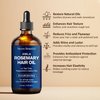Amla Rosemary Hair Oil 4 fl Oz - Nourishing Rosemary Oil for Hair Growth - Mint, Castor, Tea Tree - Hair Growth Oil for Damaged Hair, Curly Hair, Frizzy Hair, Dry Scalp - Men, Women - Nexon Botanics