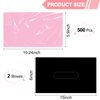 500PCS Pink Tattoo Wash Bottle Bags, Disposable Tattoo Bottle Bags Squeeze Bottle Bag Sleeves Dental Bottle Bag Covers, Tattoo Bottle Cleaning Bags for Tattoo Supplies Accessories