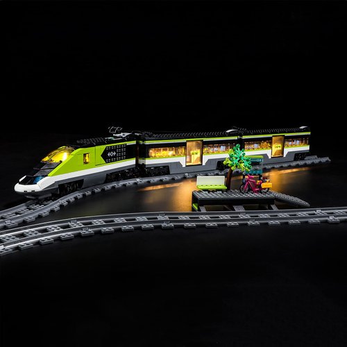 YEABRICKS LED Light for Lego-60337 City Express Passenger Train Building Blocks Model (Lego Set NOT Included)