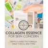DERMAL 16 Combo Pack A Collagen Essence Korean Face Mask - Hydrating & Soothing Facial Mask with Panthenol - Hypoallergenic Self Care Sheet Mask for All Skin Types - Natural Home Spa Treatment Masks