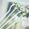 4 Pcs Japanese Chinese Hair Sticks Flower Hair Chopsticks Vintage Hanfu Pins Headdress Classic Hair Fork for Long Hair Women