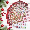 DimiGlobal 24 Christmas Bingo Game Cards for Kids Christmas Party Paper Bingo Cards Bulk,School Classroom Games,Christmas Party Bingo Supplies,Family Bingo Games Cards,Xmas Party Favors