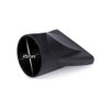 2Pcs Black Blow Dryer Attachment Not Universal Professional Plastic Hair Dryer Hair Dryer Attachment Dryer Nozzle Replacement Narrow Concentrator Blow Flat for Diameter 4.3cm to 4.5cm Diffusers