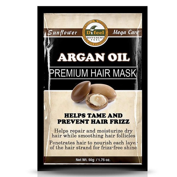 Difeel Premium Deep Conditioning Hair Mask with Argan Oil 1.75 Ounce (2-Pack)