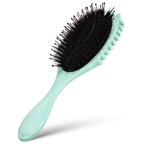 FOMIYES Curly Hair Brush: Bouncy Curl Brush - Pro Nylon Pin Styling Hair Brush for Detangling, Separating and for Men and Women - Massage Brush Glides Through Tangles with Ease
