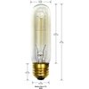 National Artcraft® 25 Watt Tube Light Bulb with Standard Edison Base (Pkg/10)