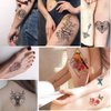 Yazhiji 41 pieces/lot Fashion Temporary Tattoos Waterproof for Men Women Adult Flowers Words Stickers and Expressions Body Art Tattoos Paper