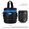 JJC Deluxe Lens Case Pouch Bag for Canon EF-S 18-55mm/EF 50mm f1.8/RF-S 18-150mm, Nikon AF-S 18-55mm/AF-P 18-55mm/AF-S 50mm f1.8, Fujifilm XC 16-50mm/XF 18-55mm & More Lens Below 2.95" x 3.93"(D x L)