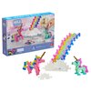 Plus Plus Learn to Build Set, 240 Mini Interlocking Building Blocks, 3D Puzzle Stem & Art Kit Playset - Unicorns