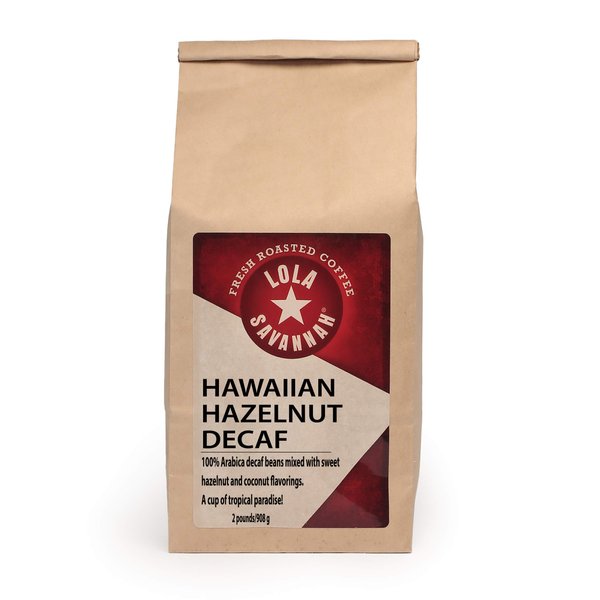 Lola Savannah Hawaiian Hazelnut Ground Decaf Coffee, 2lb