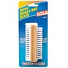 Lola Products Hand & Nail Brush | Soft & Stiff Side | Wooden No Slip Grip | Cleans Hands and Fingernails | Wood Block