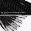 Kids Braid Ponytail dreadlock Extension with Bowknot Tie Clip in Braids Hair Extensions Wig Thin Dreads Extensions for Children Girls kids Wigs Synthetic Hairpiece Black Color Natural Soft