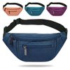 Fanny Pack for Men Women,Crossbody Waist Bag Pack,Belt Bag for Travel Walking Running Hiking Cycling,Easy Carry Any Phone,Wallet (Dark blue)
