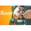 Southwire 2307SW Vinyl Outdoor Extension Cord In Orange With 3-Prong Plug (25 Feet, 16/3 gauge)