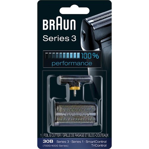 Braun Series 3 Old Generation Electric Shaver Replacement Head - 30B - Compatible with Electric Razors SmartControl, TriControl, 340, 330, 320, 310, 300
