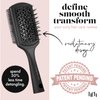 HeatFreeHair High Definition Detangling Brush - Dual-Sided Curl Brush for Black, Natural, Wavy, and Curly Hair - Hair Extension Detangler for Wet/Dry Use