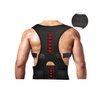 10PCS Magnets Back Support Belt for Posture Correction and Back Pain Support - Unisex (L, Black)