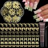 YAEISM Bow Nail Charms Gold 3D Bowknot Nail Bow Charms 70PCS Bow Nail Art Charms Kits with Glue Gel,Tweezer for Nail Art and DIY Crafts Decoration