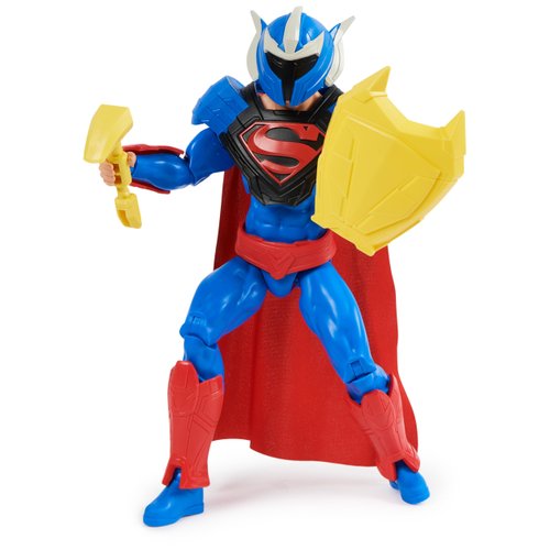 DC Comics, Superman Man of Steel Action Figure, DC Adventures, 12-inch, 9 Accessories, Collectible Superhero Kids Toys for Boys and Girls, Ages 4+