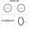 JIANYI 1200 Pack Mini Rubber Bands, Soft Elastic Bands Small Tiny Hair Ties for Toddlers, Kids, Audits, Ponytails, Braids, Wedding Hairstyle - Black