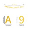 Awesome Since 1957 Banner Pre-strung Happy 67th Birthday Banner Gold Glittery 67 Sixty Seven Years Old Birthday Party Decorations for Men Women