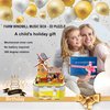Mievayo 3D Puzzles Wooden Music Box Pastoral Windmill DIY Music Box kit Birthday Gift for Boys and Girls
