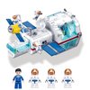 City Space Station Building Set, Space Rocket Science Lab Building Kit with 4 Astronaut Minifigures, STEM Gift Toys for Boys 6-12, Compatible with Lego Space Shuttle, 502 PCS