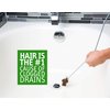 DrainShroom DSSNK070 Revolutionary Tub and Sink Snake Auger Clog Remover for Bathroom Drains, 42 Inch, Stainless