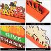 4 Pieces Thanksgiving Party Decorations Wooden Happy Fall Y'all Party Supplies Thanksgiving Centerpieces Autumn Table Decorations for Home Party Holiday