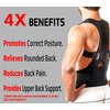 BIG LEAGUE EDGE Magnetic Posture Corrector, Men and Women, Fully Adjustable Padded Back Supporter, All Day Pain Relief, Lumbar, Neck, Spine, Shoulders, Scoliosis Support
