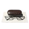 Metal Folding Reading Glasses with Case Slim Stylish Compact Folding Reading Glasses in Hard Case