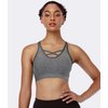 ANGOOL Strappy Sports Bras for Women - Medium Support Wirefree Yoga Bra Activewear 3 Pack