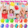 Inflatable Pop Ball Its Mini Fidget Toys Bulk 20 PCS 3D Stress Balls Fidgets for Classroom Prizes Easter Basket Stuffers for Kids Party Favors Squeeze Toys It Poppers Keychain Autism Sensory Toys Pack