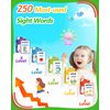 Sight Words Flash Cards Kindergarten, 250 Dolch Sight Word Writing Reading Spelling Games, Preschool Kindergarten Toddler Learning Activities, Homeschool Supplies Educational Toys for Kids Ages 3+