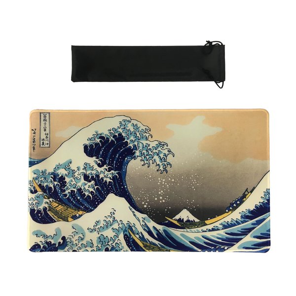 ÆGIS GUARDIAN MTG Playmat 24 x 14 Inches, Non-Slip Rubber Card Game Playmats with Storage Bag, TCG Playmat Mouse Pad, Water