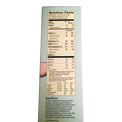 Trader Joe's Gluten Free Buttermilk Pancake & Waffle Mix