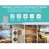 BLACK+DECKER LED Under Cabinet Light Kit, Motion Sensor, Dimmable, Linkable, 3 Color Settings, Tool-Free, for Kitchen, Cabinets and Closets, (3) 9" Bars